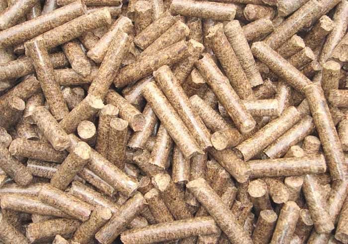 wood pellet making machine final pellets