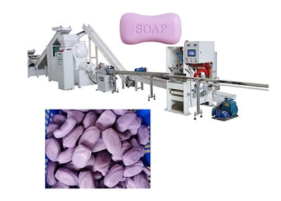 1-2tons toilet soap production line was shipped
