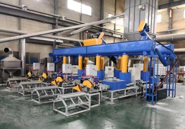 Medienos padėklų blokų gamybos mašina